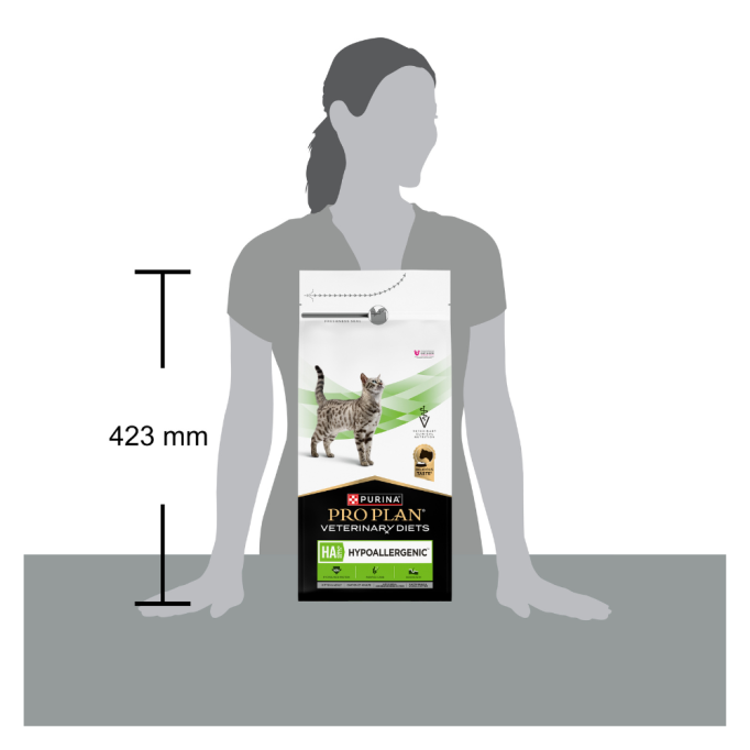 Purina Pro Plan Veterinary Diets HA Hypoallergenic Дієтичний сухий корм для дорослих котів та кошенят при харчовій алергії 1,3кг