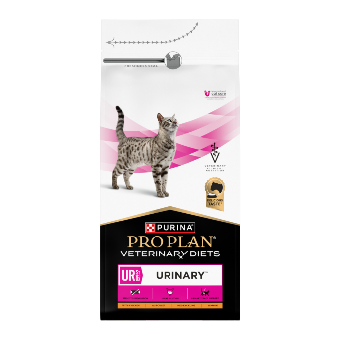Purina Pro Plan Veterinary Diets UR Urinary Дієтичний сухий корм для дорослих котів з куркою для лікування сечовивідних шляхів 1,5кг