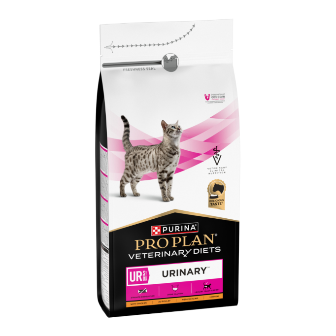 Purina Pro Plan Veterinary Diets UR Urinary Дієтичний сухий корм для дорослих котів з куркою для лікування сечовивідних шляхів 1,5кг