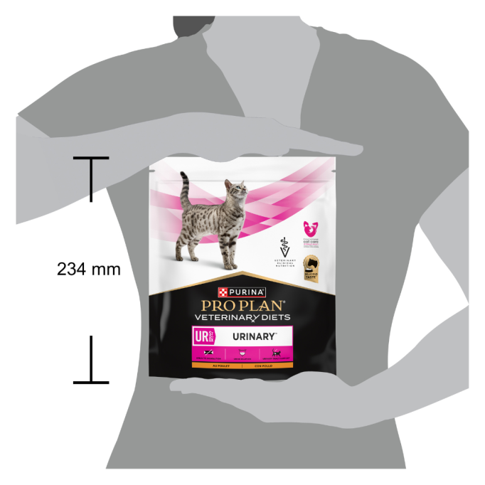 Purina Pro Plan Veterinary Diets UR Urinary Дієтичний сухий корм для дорослих котів з куркою для лікування сечовивідних шляхів 350г