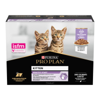 Purina Pro Plan Kitten Healthy Start Turkey Набір вологого корму з індичкою для кошенят (в соусі) 85г 10шт