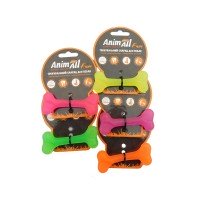 AnimAll Іграшка для собак Fun кістка, 8 см Помаранчевий
