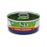 Farmina N&D Grain Free Prime Chicken Adult консерви для кішок з куркою та гранатом 70 г