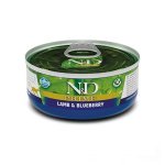 Farmina N&D Grain Free Prime Lamb Adult консерви для кішок з ягням та чорницею 70 г