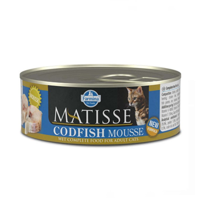 Farmina Matisse Cat Mousse CodFish консерва для котів з тріскою, паштет 85 г