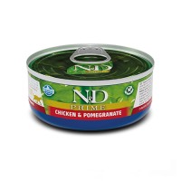 Farmina N&D Grain Free Prime Chicken Adult консерви для кішок з куркою та гранатом 70 г