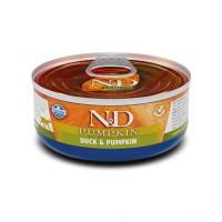 Farmina N&D Grain Free Pumpkin Duck Adult консерви для кішок з гарбузом та качкою 70 г