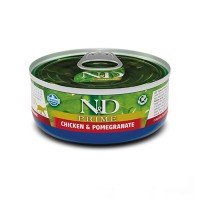 Farmina N&D Grain Free Prime Chicken Adult консерви для кішок з куркою та гранатом 70 г