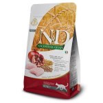 Farmina N&D Low Grain Cat Chicken & Pomegranate Adult низькозерновий сухий корм з куркою та гранатом для дорослих котів 10 кг