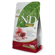 Farmina N&D Prime GF Cat Chicken & Pomegranate Neutered Adult беззерновий корм для стерилізованих кішок з куркою та гранатом 0,3 кг