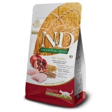 Farmina N&D Low Grain Cat Chicken Neutered Adult низькозерновий корм для стерилізованих кішок з куркою та гранатом 1.5 кг