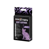 AnimAll Tofu Lavender Соєвий наповнювач для котів з ароматом лаванди 10 л