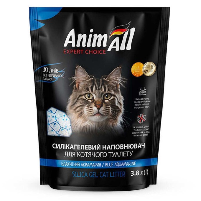 AnimAll Blue Valley Наповнювач силікагелевий "Блакитний Аквамарин" 7.6 л