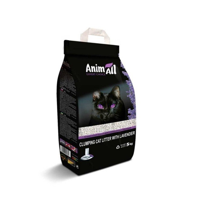 AnimAll Бентонітовий наповнювач з ароматом лаванди 5 кг