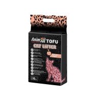 AnimAll Tofu Peach Соєвий наповнювач для котів з ароматом персика 6 л