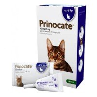 Prinocate (Принокат) краплі на холку від бліх, кліщів та гельмінтів для котів 4-8 кг 3 шт