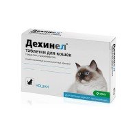 Dechinel Дехінел антигельмінтні таблетки для кішок 10 шт