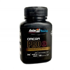 AnimAll VetLine Omega Cat Pro Вітамінний комплекс з Омега для котів та кішок 100 шт