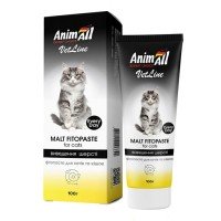 AnimAll VetLine Malt Fitopaste - Фітопаста для виведення шерсті у кішок 100 г