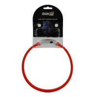 AnimAll Нашийник LED-М з підзарядкою USB, 55 см Червоний