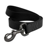 Collar WAUDOG Waterproof Повідець для собак водостійкий, чорний 1,22 м/15 мм