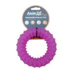AnimAll Fun - Іграшка кільце з шипами для собак 12 см Фіолетовий