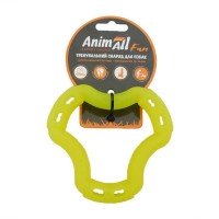 AnimAll Fun - Іграшка кільце 6 сторін для собак 12 см Помаранчевий