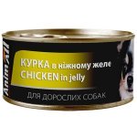 AnimAll Chicken in Jelly for Adult Dog Консервований корм з куркою для дорослих собак 85 г
