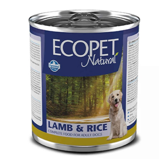 Farmina Ecopet Natural Dog Lamb&Rice Консерва з ягням та рисом для дорослих собак усіх порід 300 г
