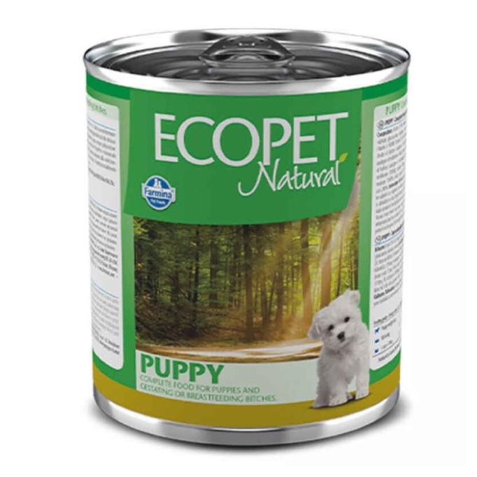Farmina Ecopet Natural Puppy Chicken Консервований корм з куркою для цуценят всіх порід, вагітних та годуючих собак 300 г