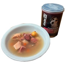 AnimAll Consommi Duck, Chicken, Chicken with Hearts for Adult Dog Вологий корм консоме з качкою, куркою, курячим серцем і курячим жовтком для дорослих собак 375 г