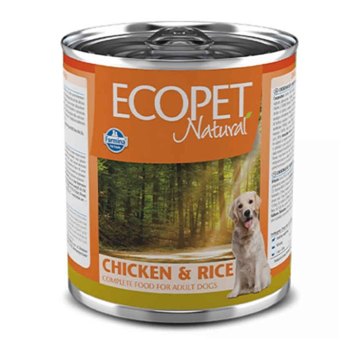 Farmina Ecopet Natural Dog Chicken&Rice Консерва з куркою та рисом для дорослих собак усіх порід 300 г