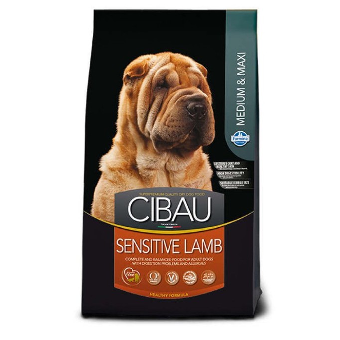 Farmina Cibau Sensitive Lamb Medium/Maxi сухий корм для собак середніх та великих порід з ягням 12 кг
