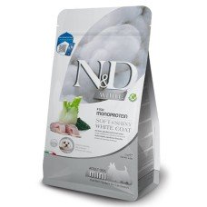 Farmina N&D Grain Free White Adult Mini беззерновий сухий корм для собак з білою шерстю з сибасом, спіруліною та фенхелем 5 кг