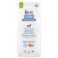 Brit Care Dog Sustainable Adult Large Breed Сухий корм з куркою та комахами для дорослих собак великих порід 3 кг