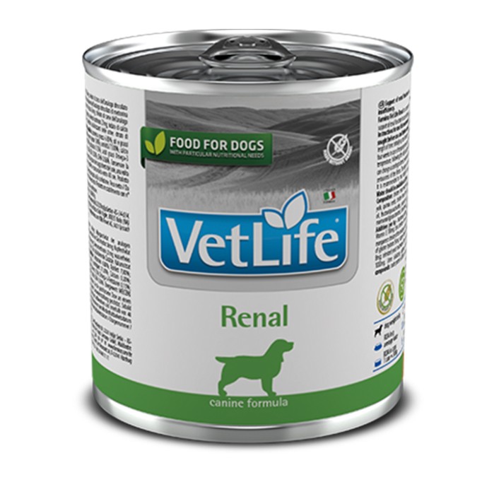 Farmina Dog Vet Life Renal консерва для собак для підтримки функції нирок 300 г