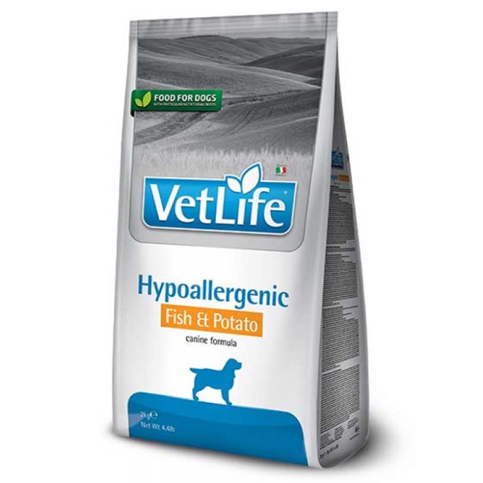 Farmina Dog Vet Life Hypoallergenic Fish&Potato Сухий лікувальний корм для собак при харчовій алергії з рибою та картоплею 2 кг