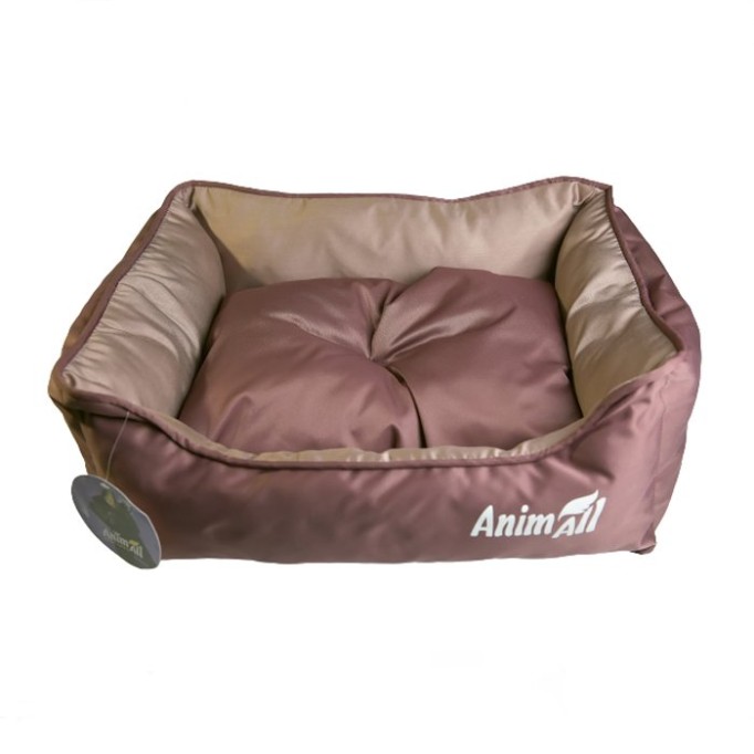 AnimALL Nena S  Coffee Лежак для собак і котів, кавовий 45x35x16 см