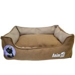 AnimAll Gama L Gold Brown Лежак для собак та котів, золотисто-коричневий 65x51x18 см