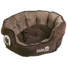 AnimAll Royal Velours М Chocolate Лежак для собак та котів, шоколад 53х47х21 см