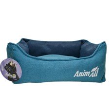 AnimAll Gama S Aqua Лежак для собак та котів, бірюзовий 45x35x16 см