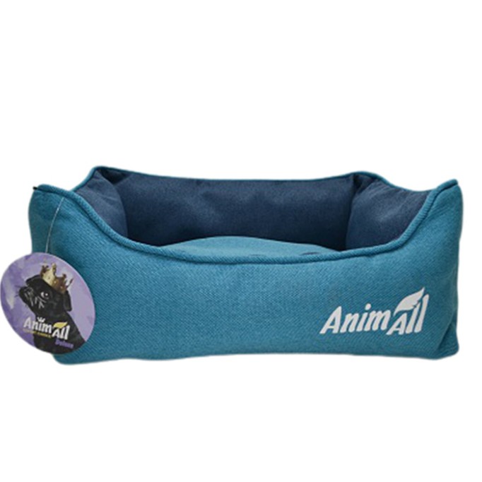 AnimAll Gama S Aqua Лежак для собак та котів, бірюзовий 45x35x16 см