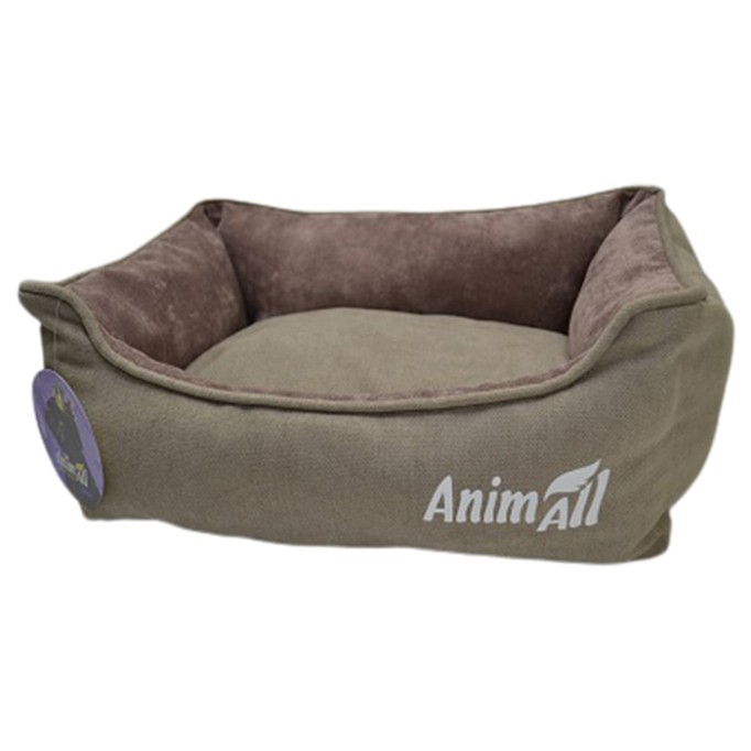 AnimAll Nena S Velours Beige Лежак для собак та котів, бежева 45x35x16 см