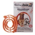 AnimAll Нашийник протипаразитарний VetLine для собак помаранчевий 70 см
