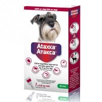 Ataxxa Spot-On краплі на холку від бліх та кліщів для собак вагою 10-25 кг 1 піпетка