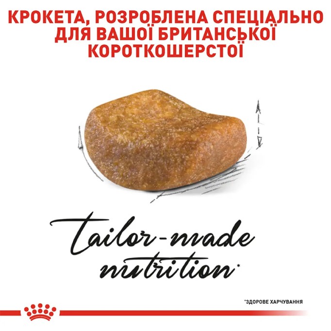 Royal Canin British Shorthair Adult Сухий корм для дорослих котів породи Британська короткошерста 4 кг