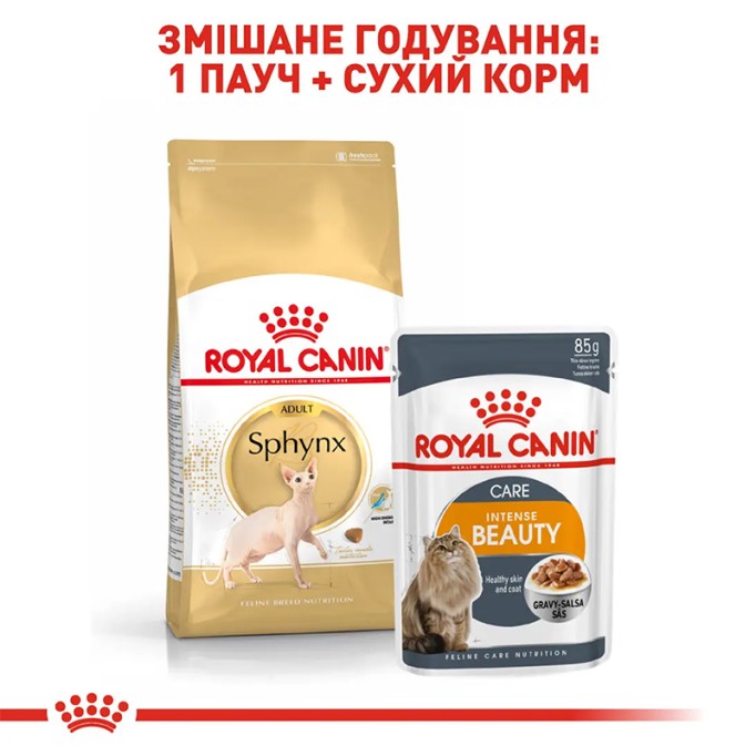 Royal Canin Sphynx Adult Сухий корм для дорослих котів породи Сфінкс 10 кг