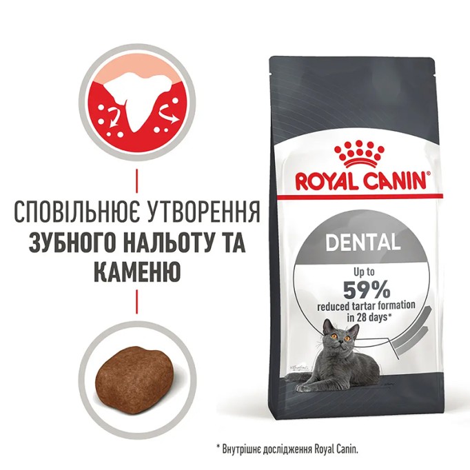 Royal Canin Dental Care Сухий корм для запобігання зубного нальоту дорослих котів 400 г