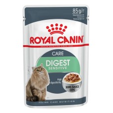 Royal Canin Digestive Sensitive Care Gravi Вологий корм для поліпшення травлення дорослих котів (шматочки у соусі) 85 г 12 шт