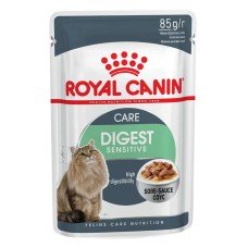 Royal Canin Digestive Sensitive Care Gravi Вологий корм для поліпшення травлення дорослих котів (шматочки у соусі) 85 г 12 шт